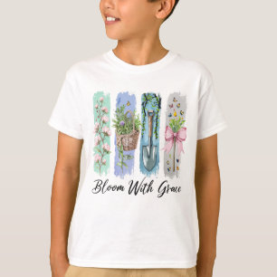 T-shirt Fleur avec Grace Garden Floral Art