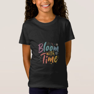 T-Shirt Fleur avec le temps