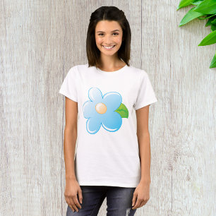 T-shirt Fleur bleue