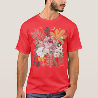 T-shirt Fleur botanique Fleur sauvage vintage