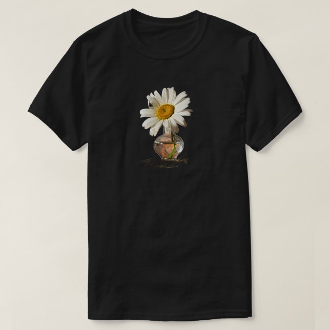 T-shirt Fleur dans un pot (Design devant)