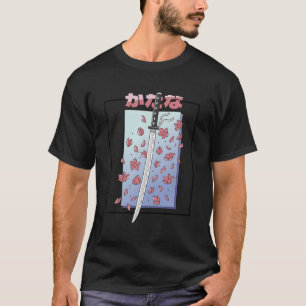 T-shirt Fleur de cerisier japonais Art Retro Weaboo An