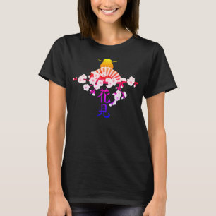 T-shirt Fleur de Cerisier Personnage Japonais 1a