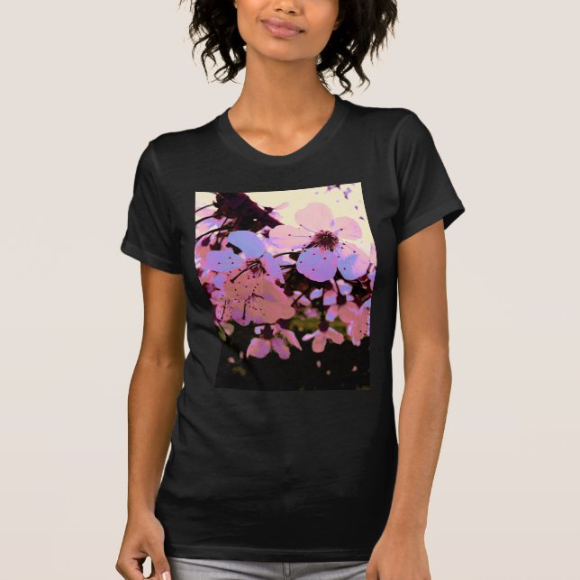 T-shirt Fleur de cerisier rose (Devant)