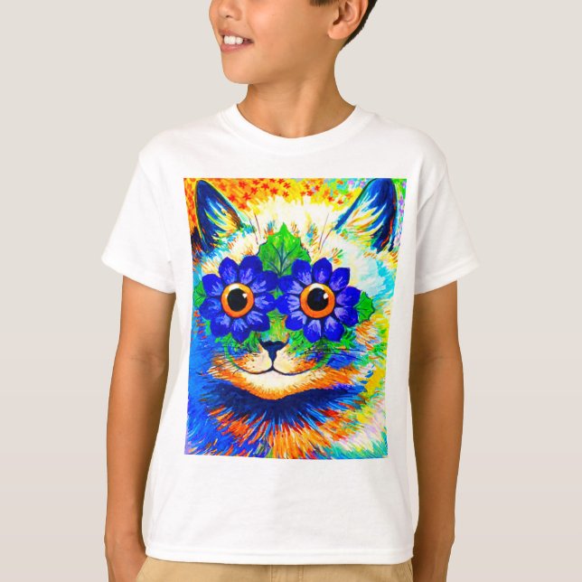 T-shirt Fleur de chat (Devant)
