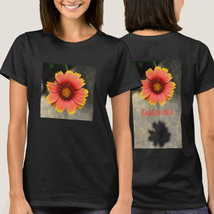 T-shirt Fleur de Gaillardia couleur vive