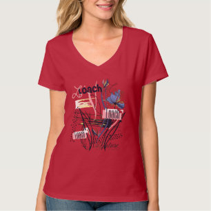 T-shirt Fleur de jardin abstrait Bloom Vintage Chaos sauva