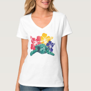 T-shirt Fleur de ketmie d'Hawaï