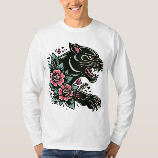 T-shirt Fleur de la Panthère Noire