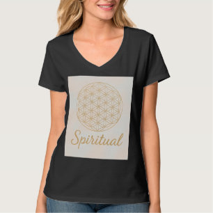 T-shirt Fleur de la vie - Paix, énergie et puissance spiri