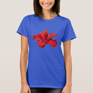 T-shirt Fleur de l'Hibiscus rouge de Luau