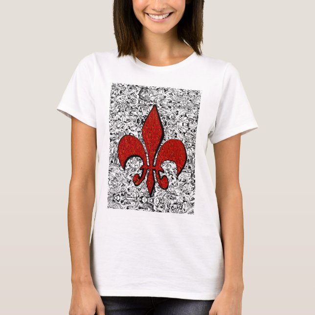 T-shirt fleur de lis (Devant)
