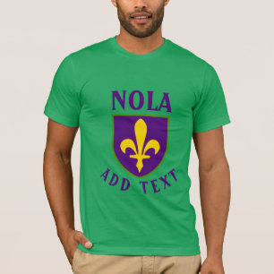 T-shirt Fleur De Lis Shield, NOLA