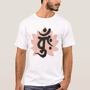 T-shirt Fleur de lotus avec symbole Bonji de Dainichi Nyor