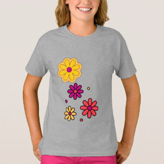 T-shirt Fleur de marguerite d'été pour femmes