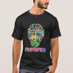 T-shirt Fleur de Masque de Hockey 29 gardien de but sauvag
