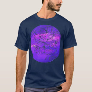 T-shirt Fleur de pivoine blanche