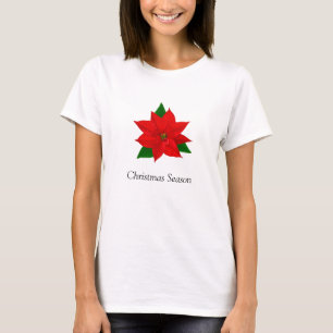T-shirt Fleur de Poinsettia