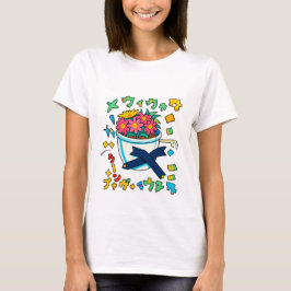 T-shirt Fleur de pot heureux