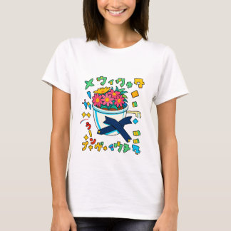 T-shirt Fleur de pot heureux