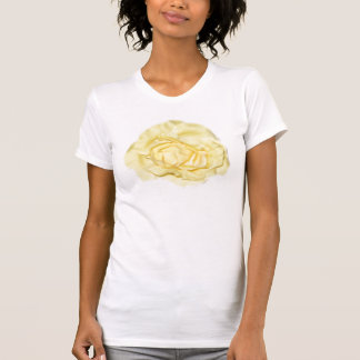 T-shirt Fleur de rose jaune