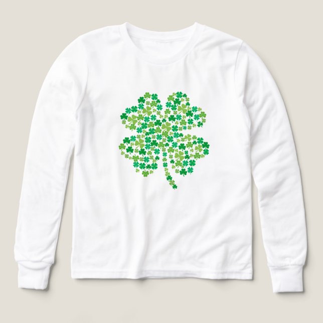 T-Shirt Fleur de Saint-Patrick (Motif recto)