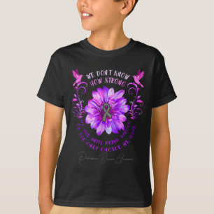 T-shirt Fleur de sensibilisation à la maladie de Parkinson
