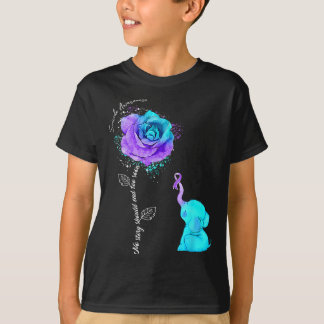 T-shirt Fleur de sensibilisation à la prévention du suicid