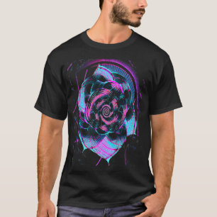 T-shirt Fleur de séquence de Fibonacci esthétique Vaporwav