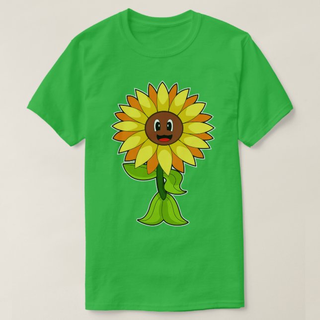 T-shirt Fleur de tournesol (Design devant)