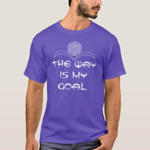 T-shirt Fleur de Vie / Fleur de Vie - feuilles blanches