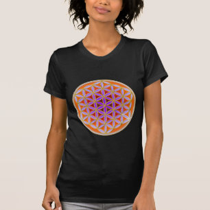 T-shirt Fleur De Vie - Style Bouton 04