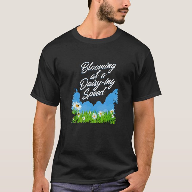 T-shirt Fleur De Vitesse D Jardin D (Devant)