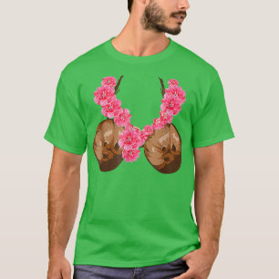 T-shirt Fleur d'Halloween Cool de la barre de noix de coco