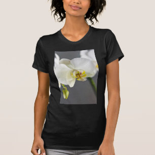 T-shirt Fleur d'orchidée blanche