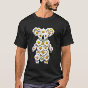 T-shirt Fleur d'ours koala marguerite jardinage floral