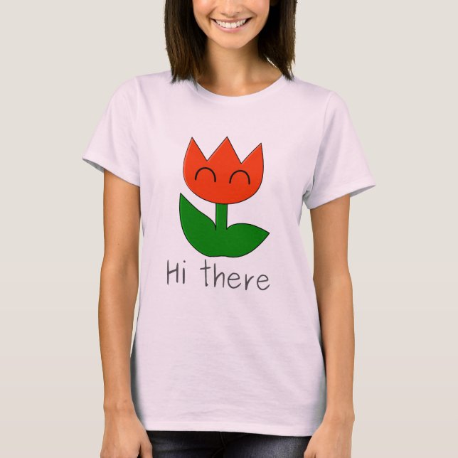 T-shirt Fleur du feu (Devant)