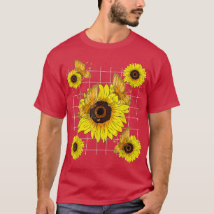 T-shirt Fleur du jardinier fleurs papillon Insect Nature S