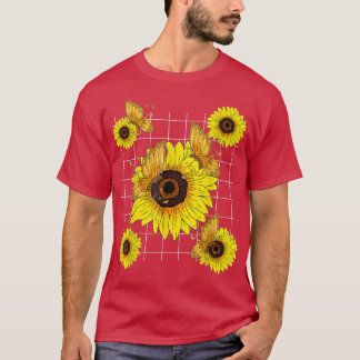 T-shirt Fleur du jardinier fleurs papillon Insect Nature S