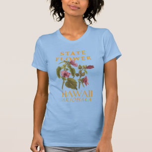 T-shirt Fleur du territoire d'Hawaï L'Hibiscus furcellatus