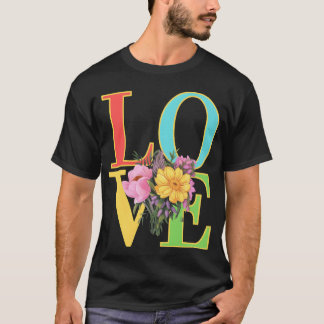 T-shirt Fleur en amour garçon