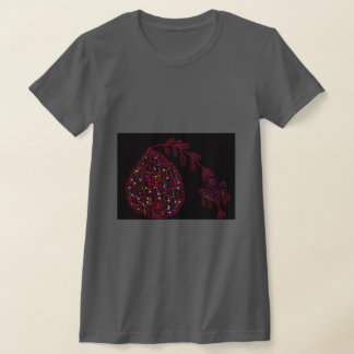 T-shirt Fleur en forme de larme