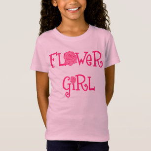 T-Shirt Fleur fille