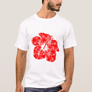 T-shirt Fleur Hibiscus Hawaii classique