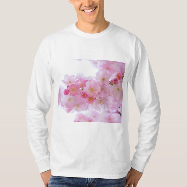 T-shirt Fleur japonaise de cerisier (Devant)