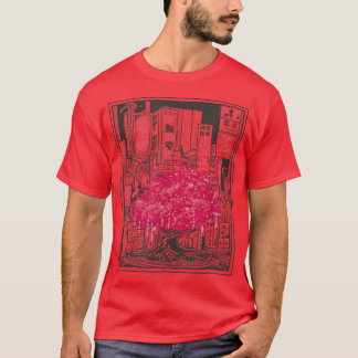 T-shirt Fleur japonaise de cerisiers Japon Ville Sakura