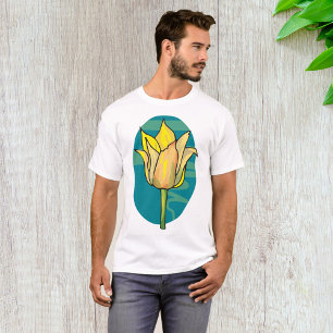 T-shirt Fleur jaune