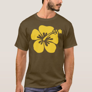 T-shirt fleur jaune de ketmie