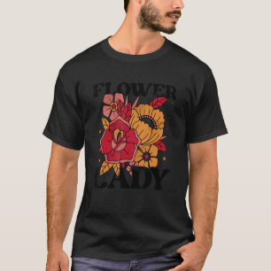 T-shirt Fleur Lady Fleurs Botaniques Jardiner Amour Plante