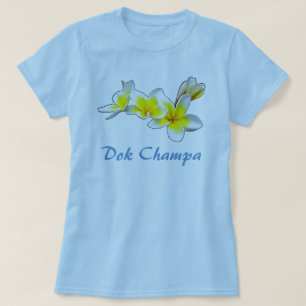 T-SHIRT FLEUR LAOTIENNE DOK CHAMPA - PLUMERIA RUBRA